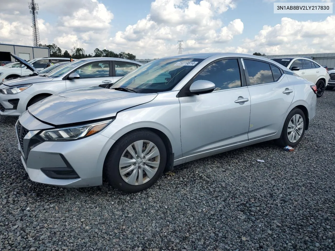 2020 Nissan Sentra S VIN: 3N1AB8BV2LY217830 Lot: 75019814