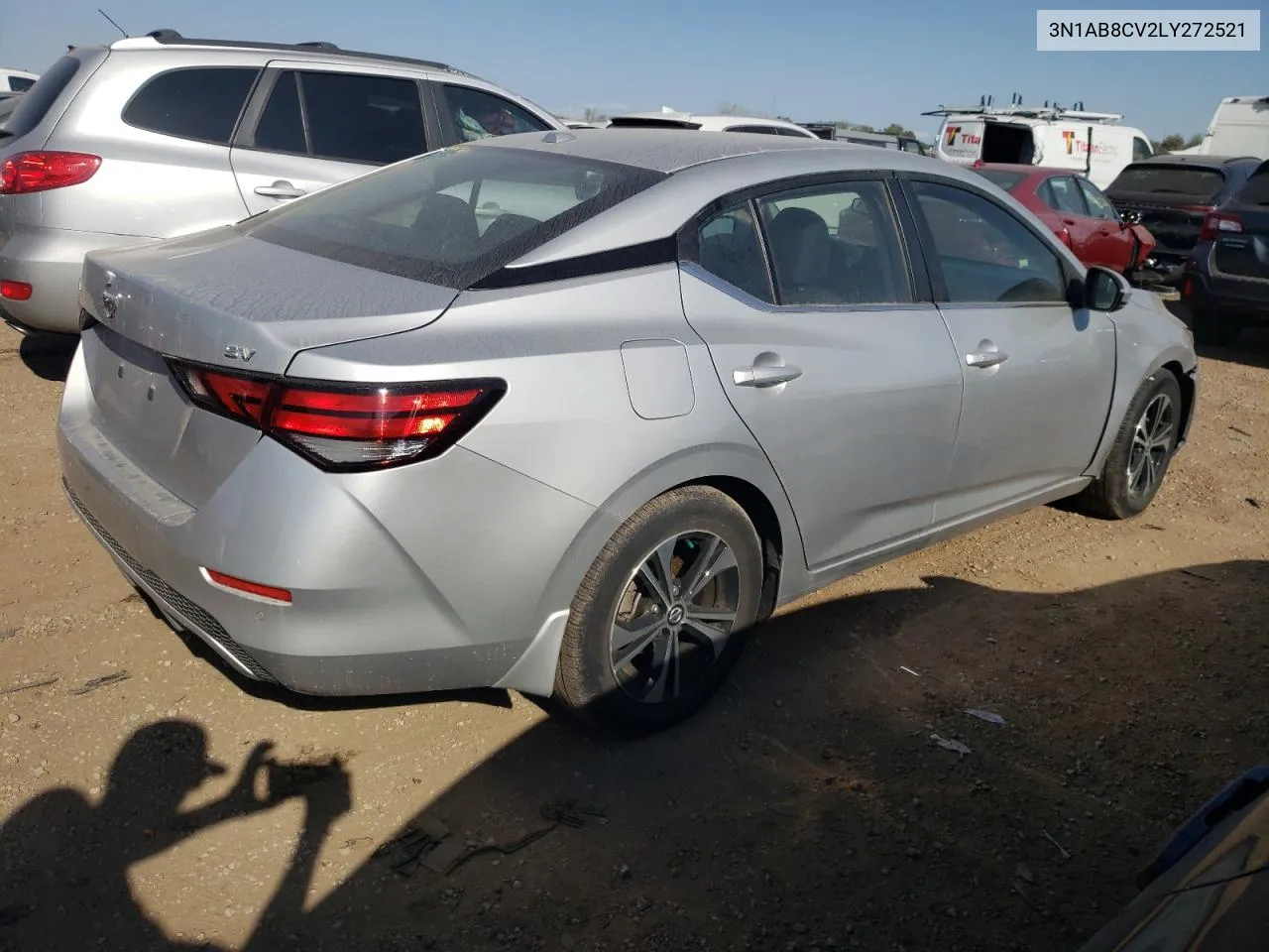 2020 Nissan Sentra Sv VIN: 3N1AB8CV2LY272521 Lot: 75177714