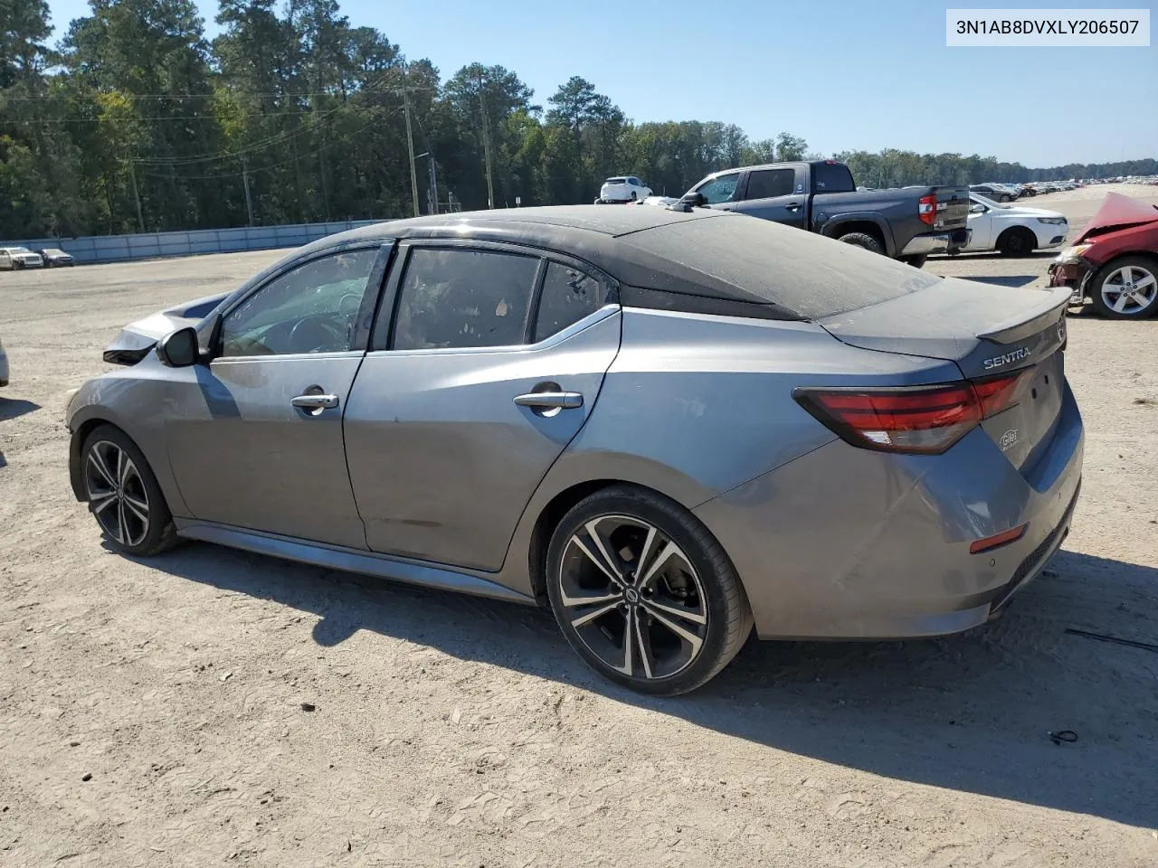 2020 Nissan Sentra Sr VIN: 3N1AB8DVXLY206507 Lot: 75295124