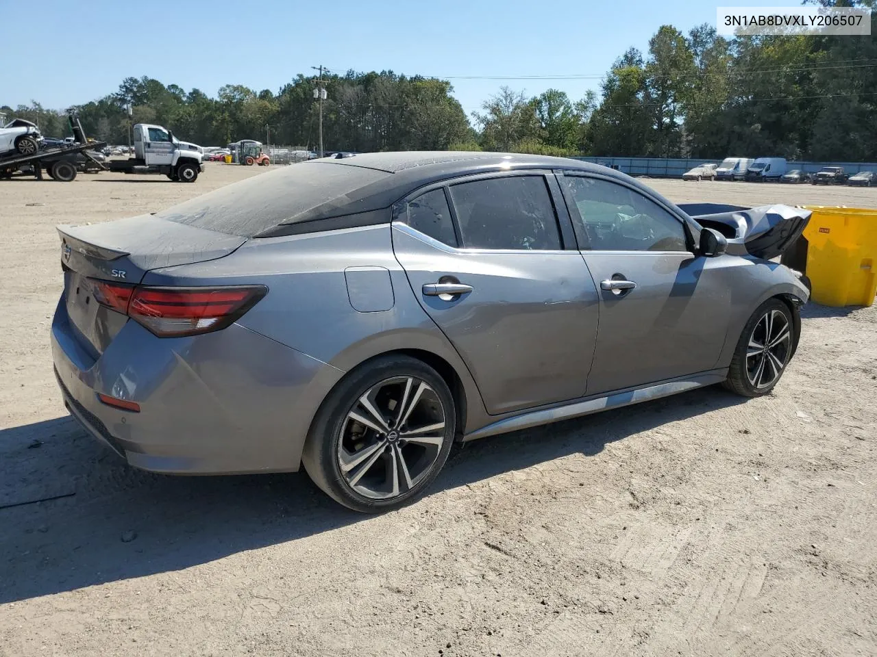 2020 Nissan Sentra Sr VIN: 3N1AB8DVXLY206507 Lot: 75295124