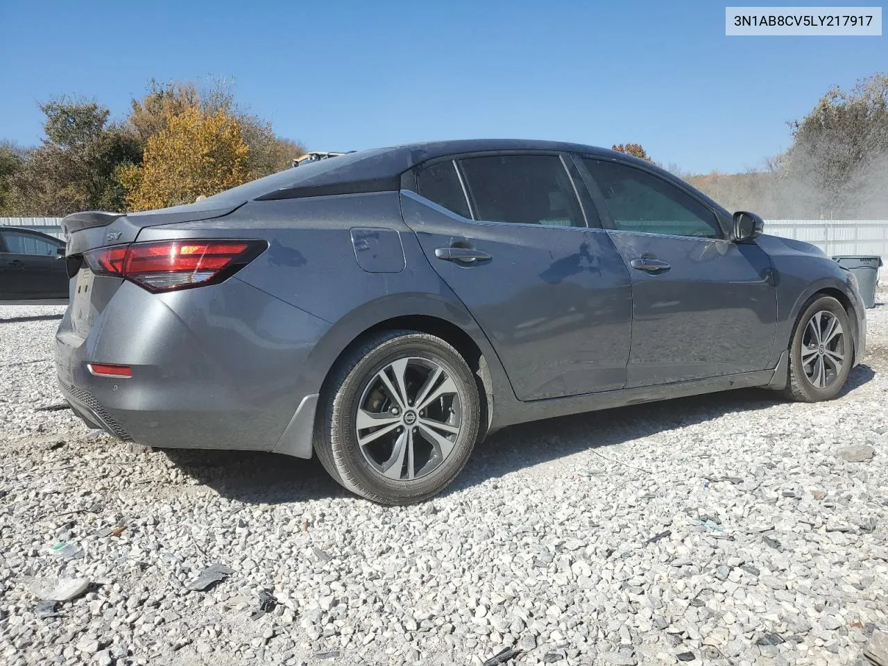 2020 Nissan Sentra Sv VIN: 3N1AB8CV5LY217917 Lot: 75308994