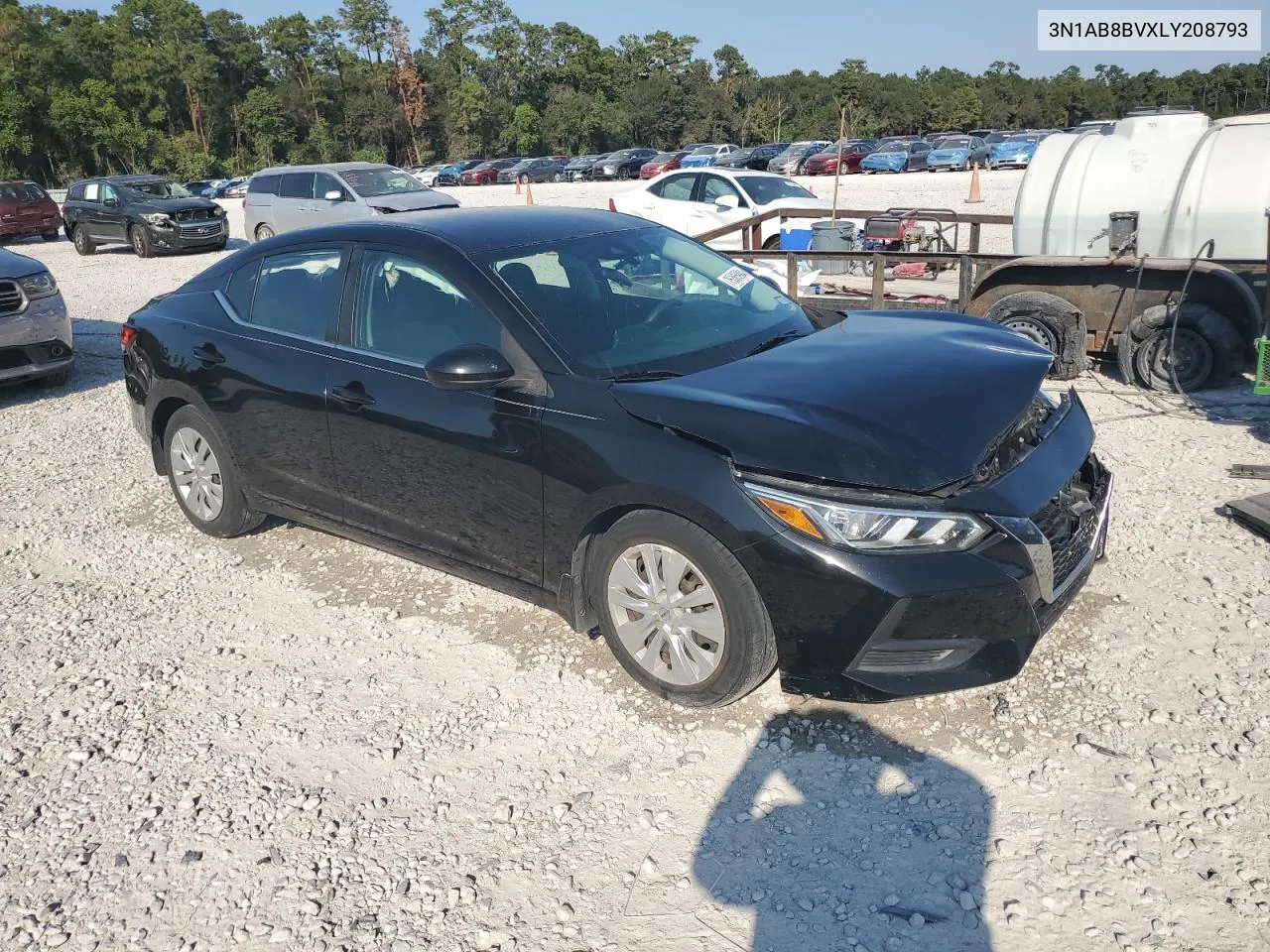 2020 Nissan Sentra S VIN: 3N1AB8BVXLY208793 Lot: 75365994