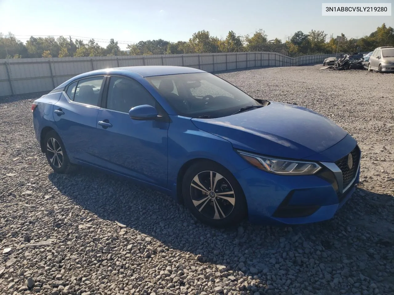 2020 Nissan Sentra Sv VIN: 3N1AB8CV5LY219280 Lot: 75470224