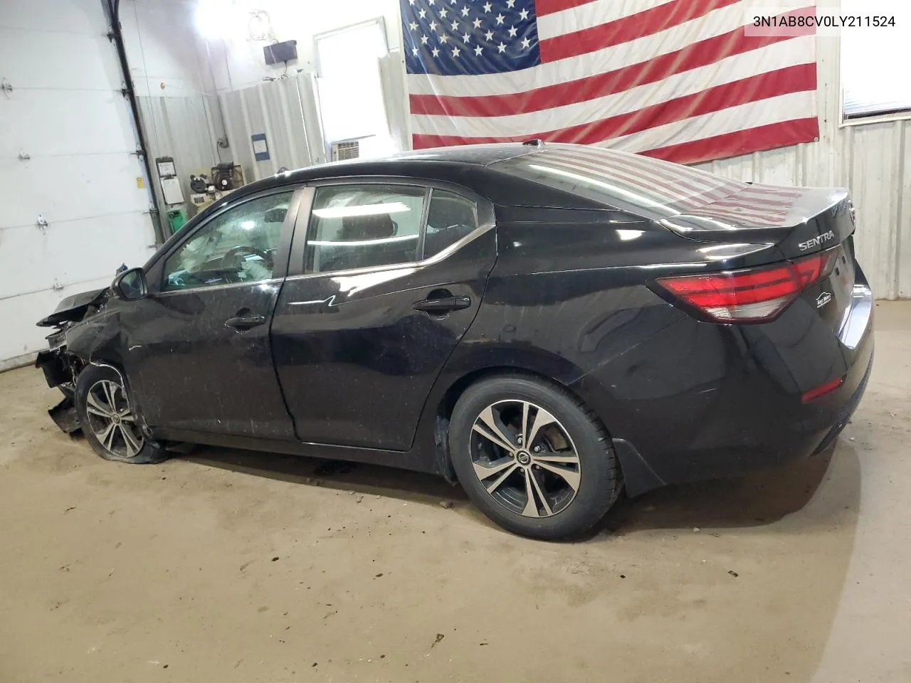 2020 Nissan Sentra Sv VIN: 3N1AB8CV0LY211524 Lot: 75485594