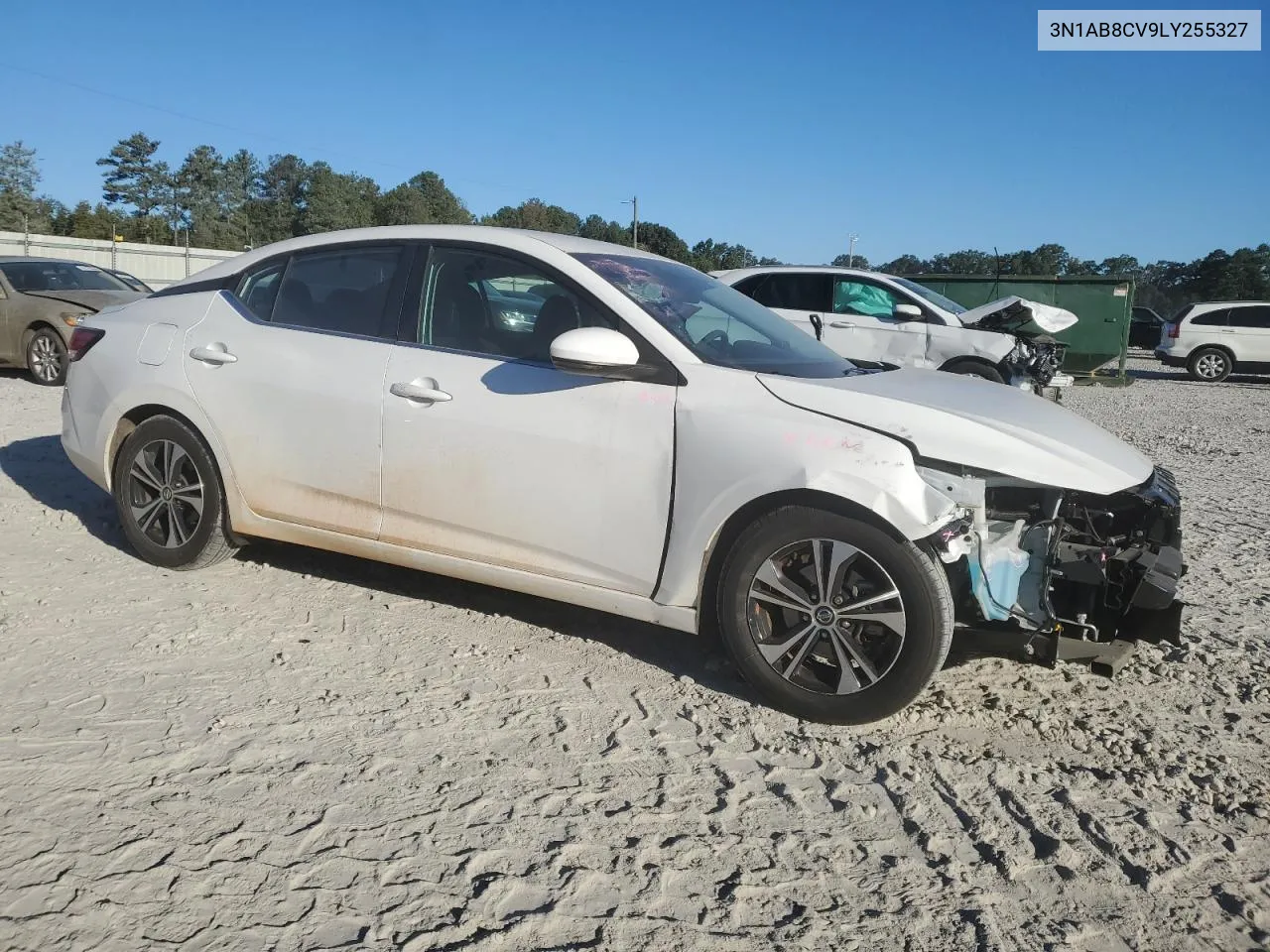 2020 Nissan Sentra Sv VIN: 3N1AB8CV9LY255327 Lot: 75623324