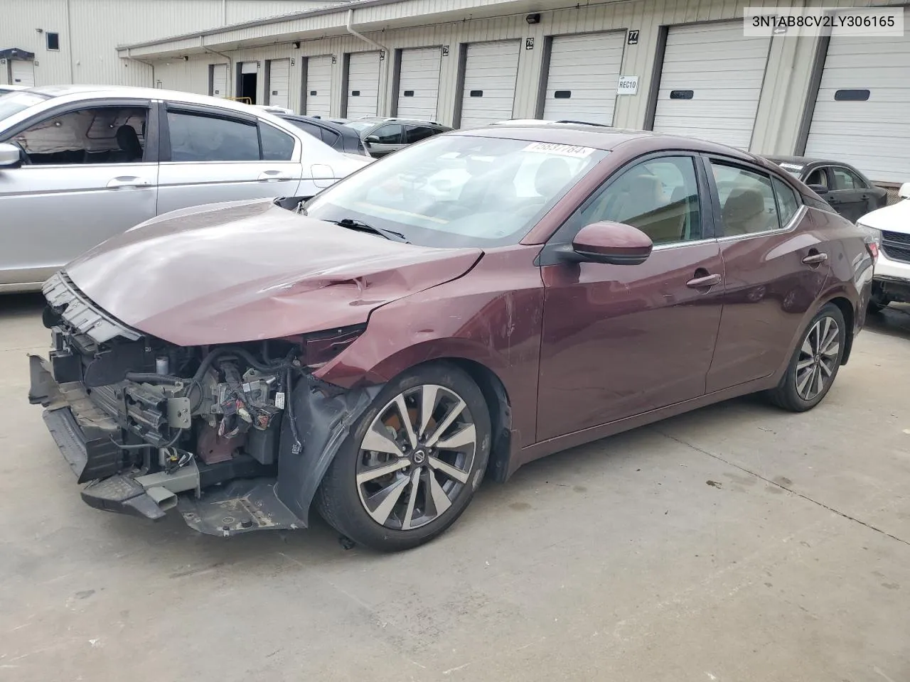 2020 Nissan Sentra Sv VIN: 3N1AB8CV2LY306165 Lot: 75837784