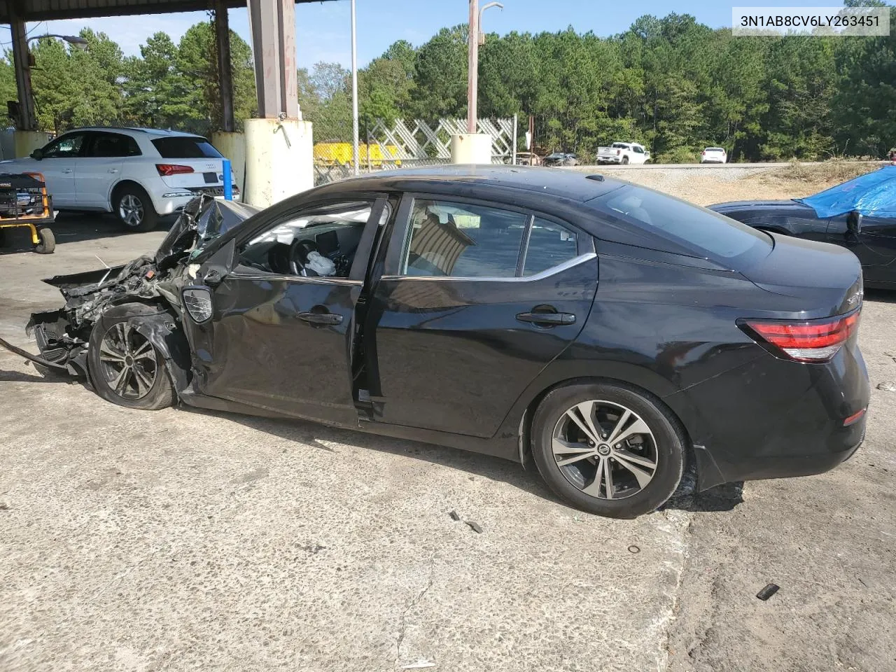 2020 Nissan Sentra Sv VIN: 3N1AB8CV6LY263451 Lot: 76026764