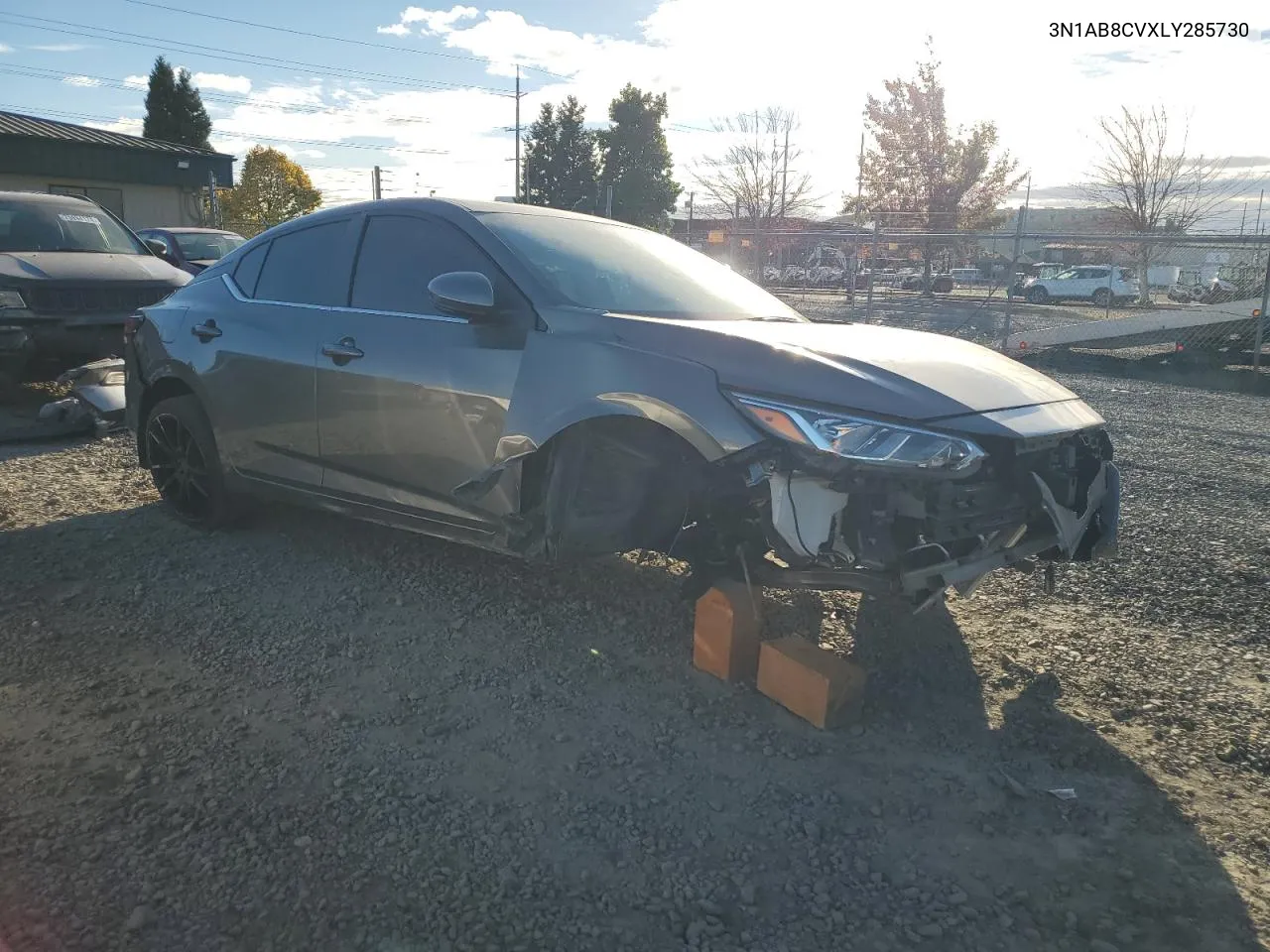 2020 Nissan Sentra Sv VIN: 3N1AB8CVXLY285730 Lot: 76046954