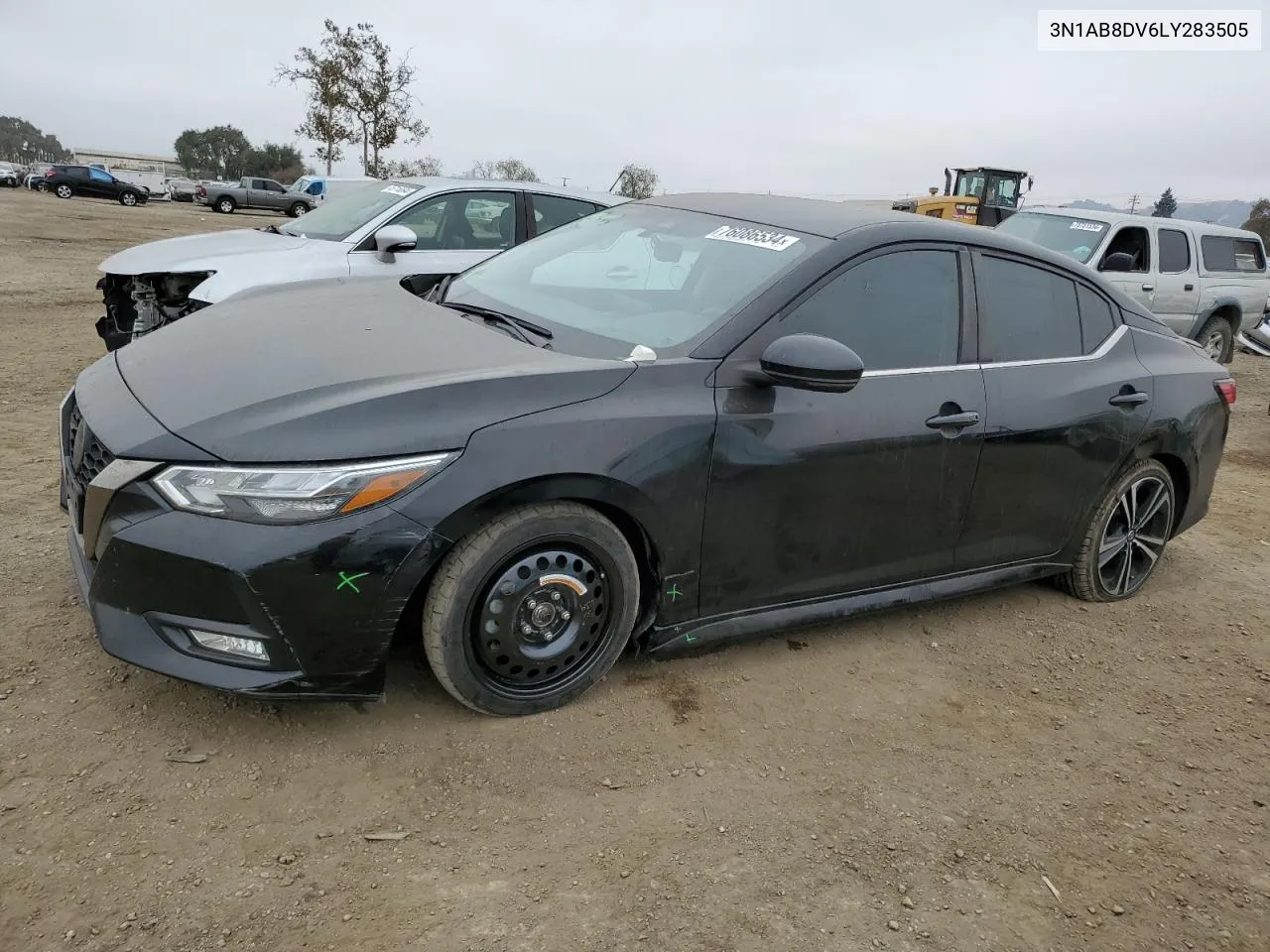 2020 Nissan Sentra Sr VIN: 3N1AB8DV6LY283505 Lot: 76086534