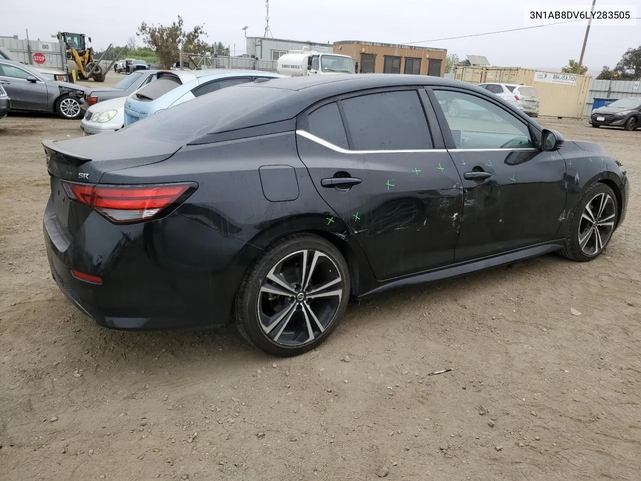 2020 Nissan Sentra Sr VIN: 3N1AB8DV6LY283505 Lot: 76086534