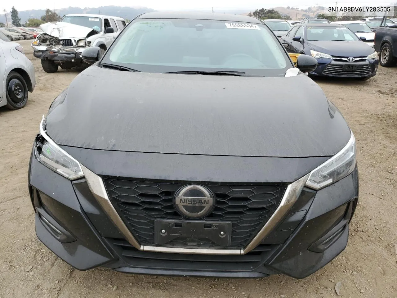 2020 Nissan Sentra Sr VIN: 3N1AB8DV6LY283505 Lot: 76086534