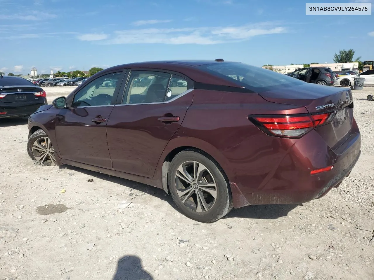 2020 Nissan Sentra Sv VIN: 3N1AB8CV9LY264576 Lot: 76227394