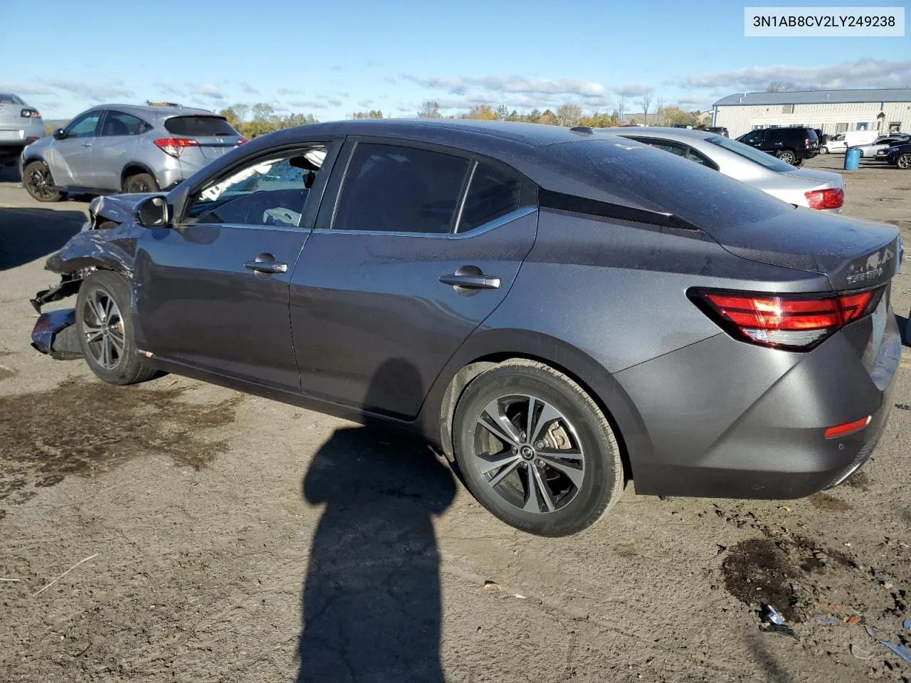 2020 Nissan Sentra Sv VIN: 3N1AB8CV2LY249238 Lot: 76230464