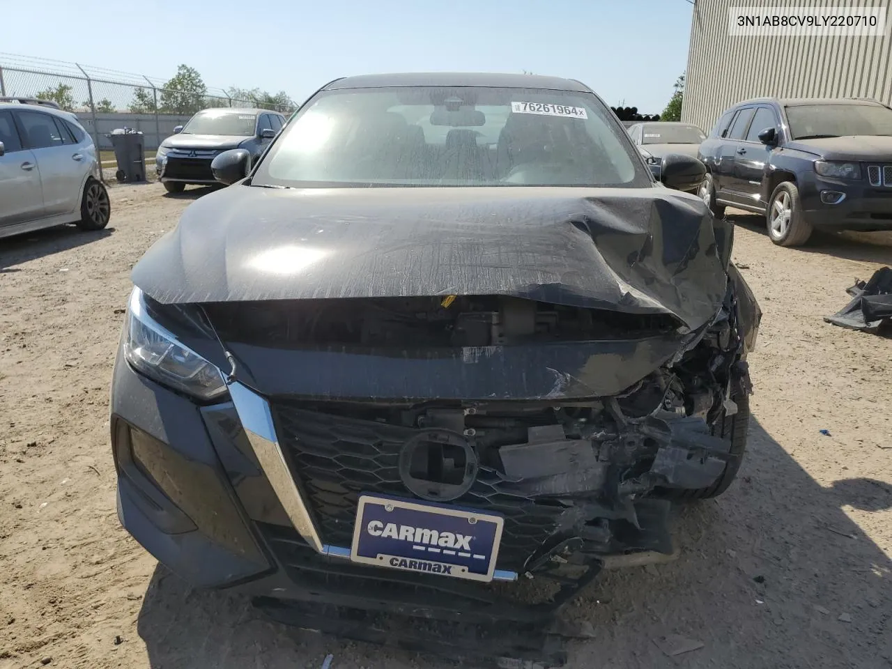 2020 Nissan Sentra Sv VIN: 3N1AB8CV9LY220710 Lot: 76261964