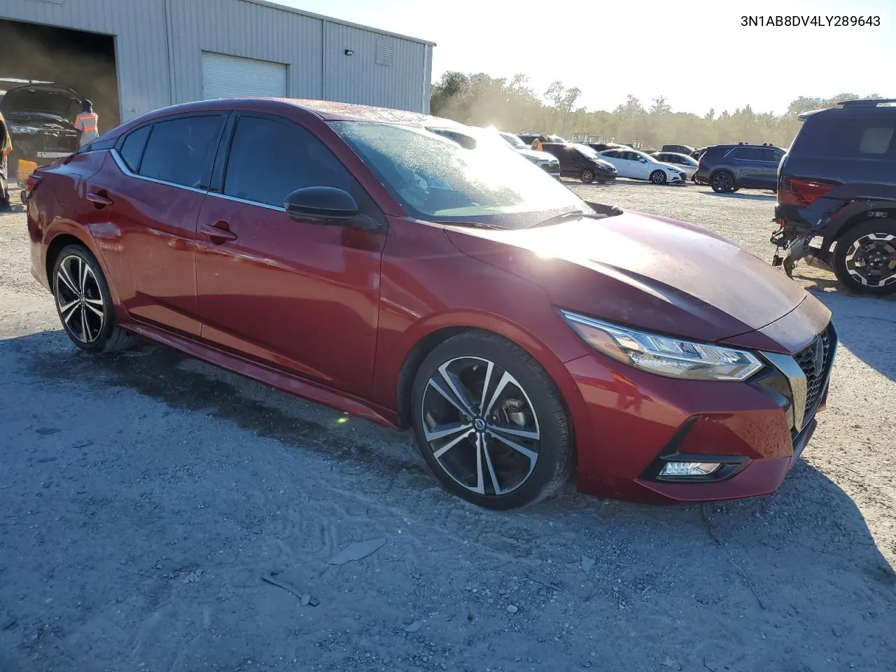 2020 Nissan Sentra Sr VIN: 3N1AB8DV4LY289643 Lot: 76299814