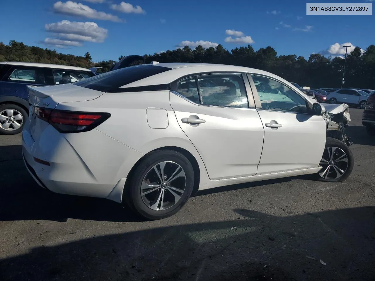 2020 Nissan Sentra Sv VIN: 3N1AB8CV3LY272897 Lot: 76339844