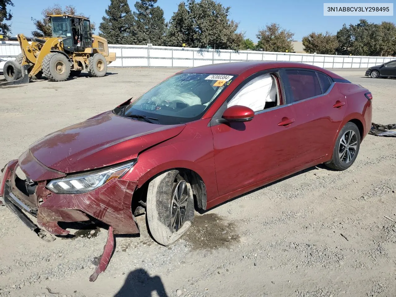 2020 Nissan Sentra Sv VIN: 3N1AB8CV3LY298495 Lot: 76380384