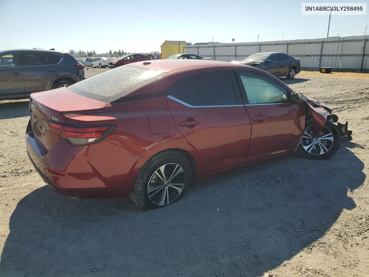 2020 Nissan Sentra Sv VIN: 3N1AB8CV3LY298495 Lot: 76380384