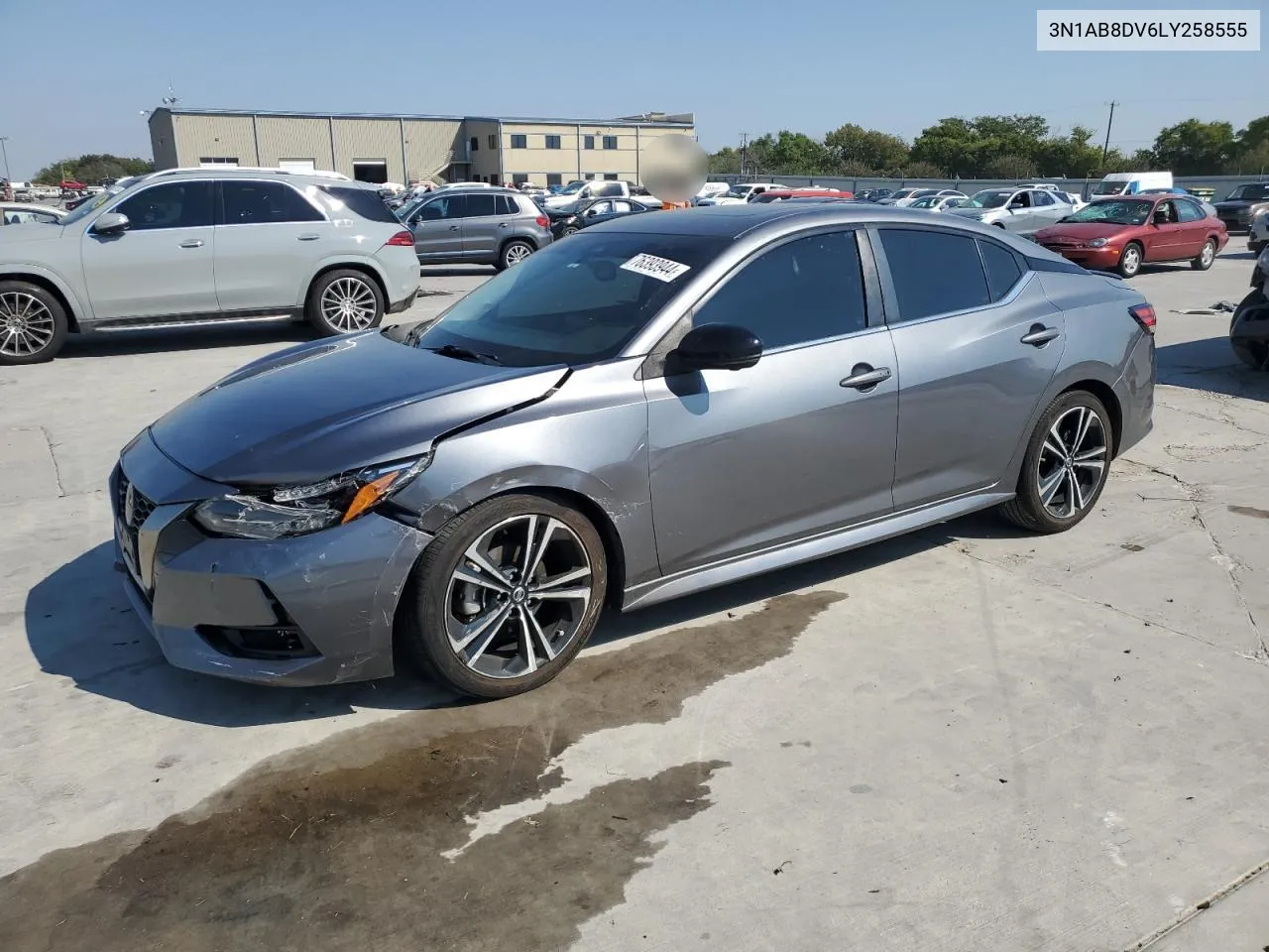 2020 Nissan Sentra Sr VIN: 3N1AB8DV6LY258555 Lot: 76393944