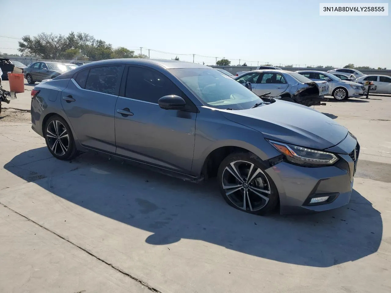 2020 Nissan Sentra Sr VIN: 3N1AB8DV6LY258555 Lot: 76393944