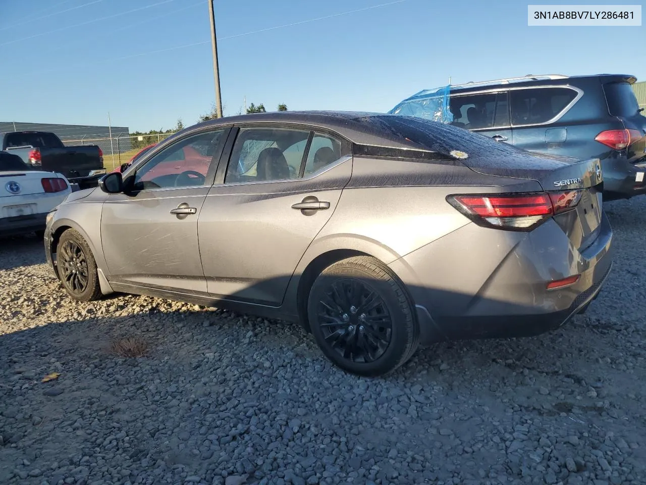 2020 Nissan Sentra S VIN: 3N1AB8BV7LY286481 Lot: 76498594