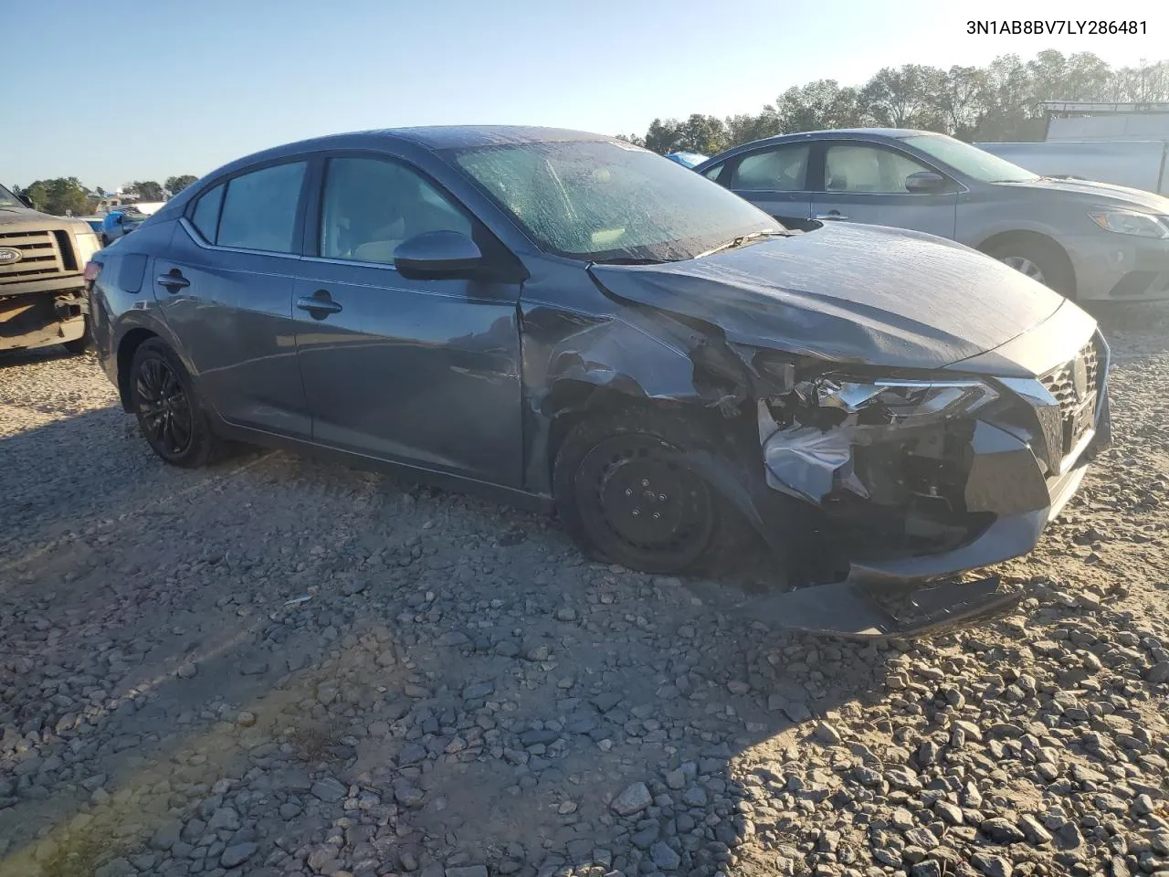 2020 Nissan Sentra S VIN: 3N1AB8BV7LY286481 Lot: 76498594