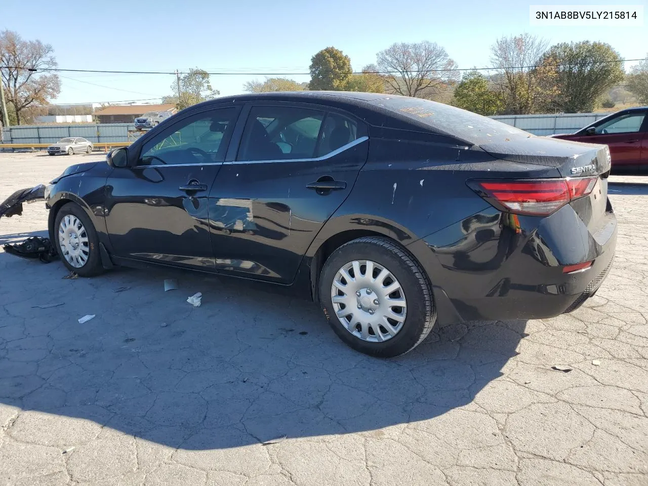 2020 Nissan Sentra S VIN: 3N1AB8BV5LY215814 Lot: 76774114