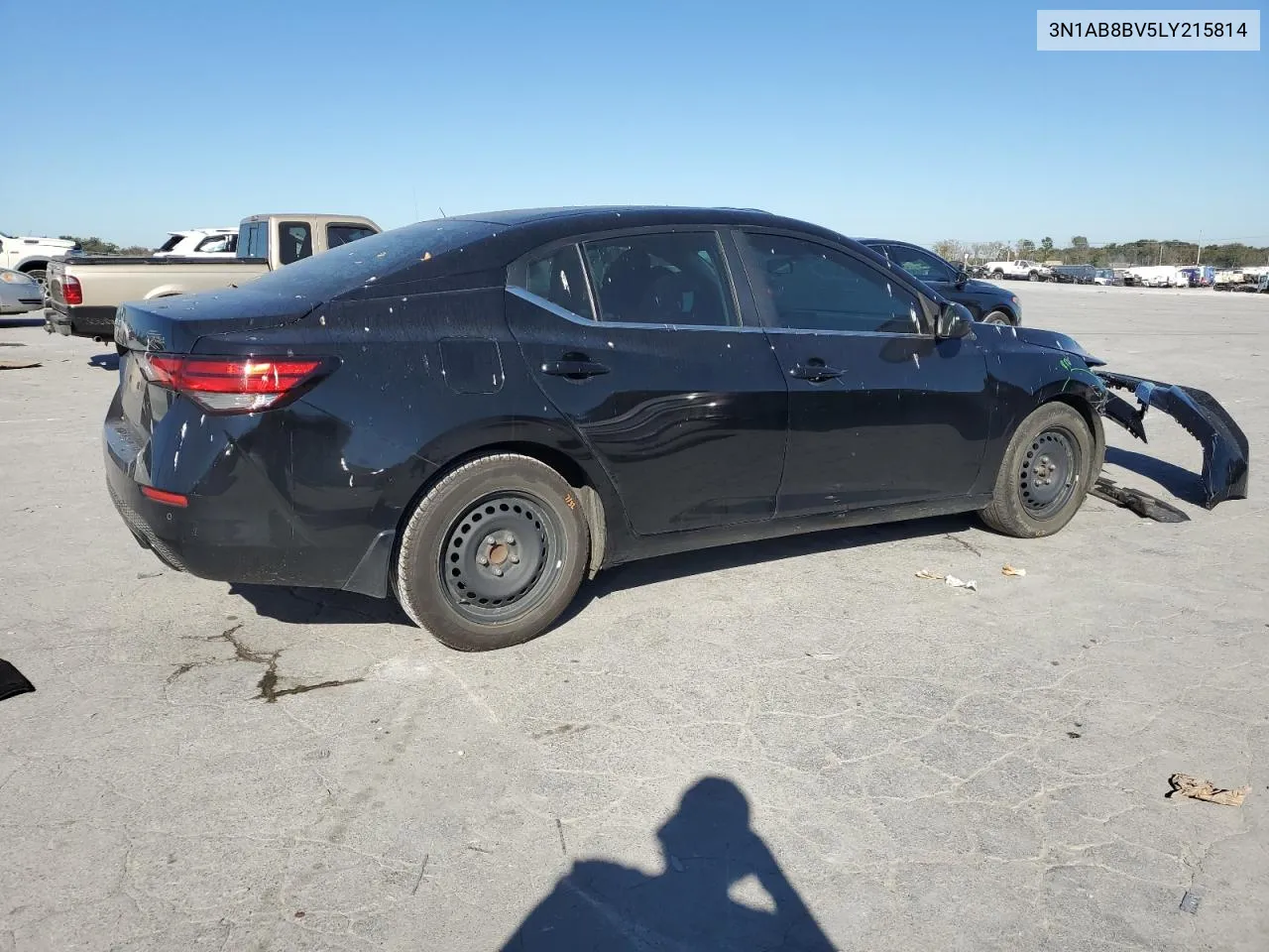 2020 Nissan Sentra S VIN: 3N1AB8BV5LY215814 Lot: 76774114