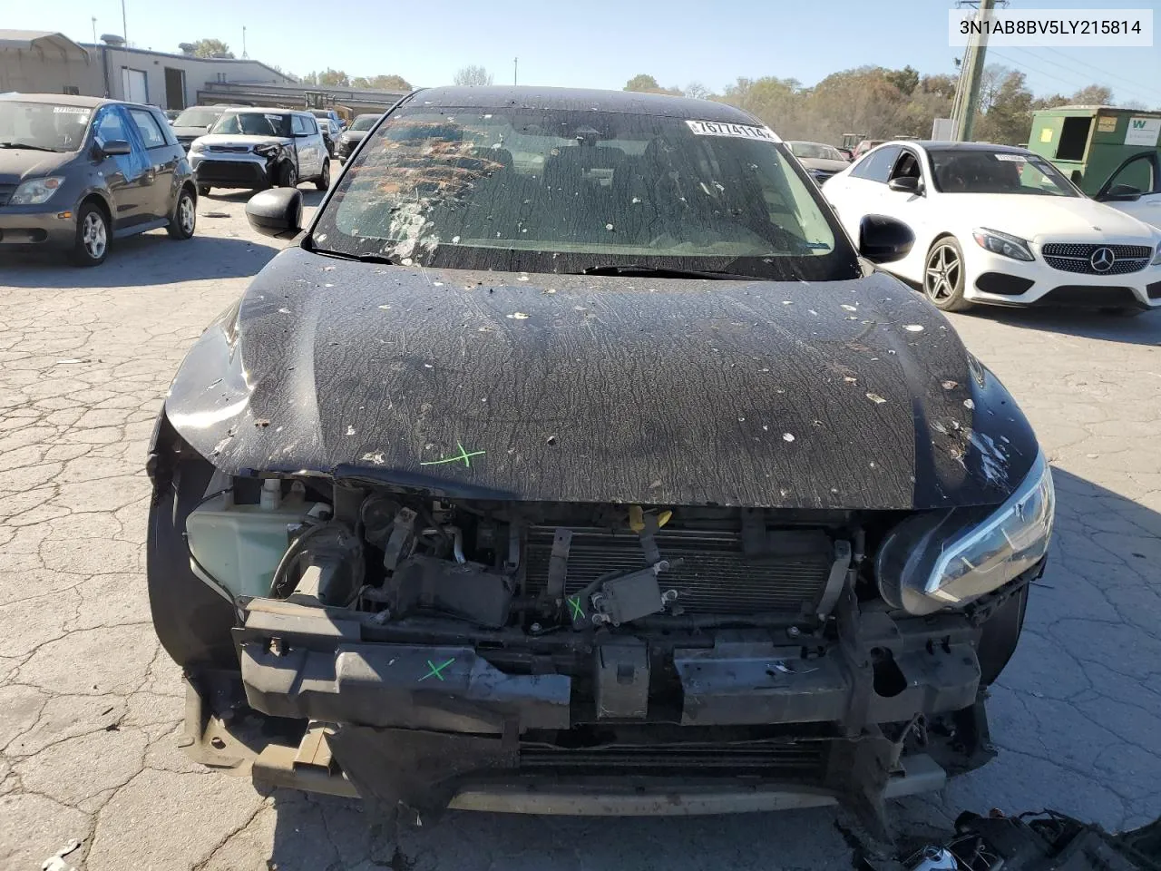 2020 Nissan Sentra S VIN: 3N1AB8BV5LY215814 Lot: 76774114