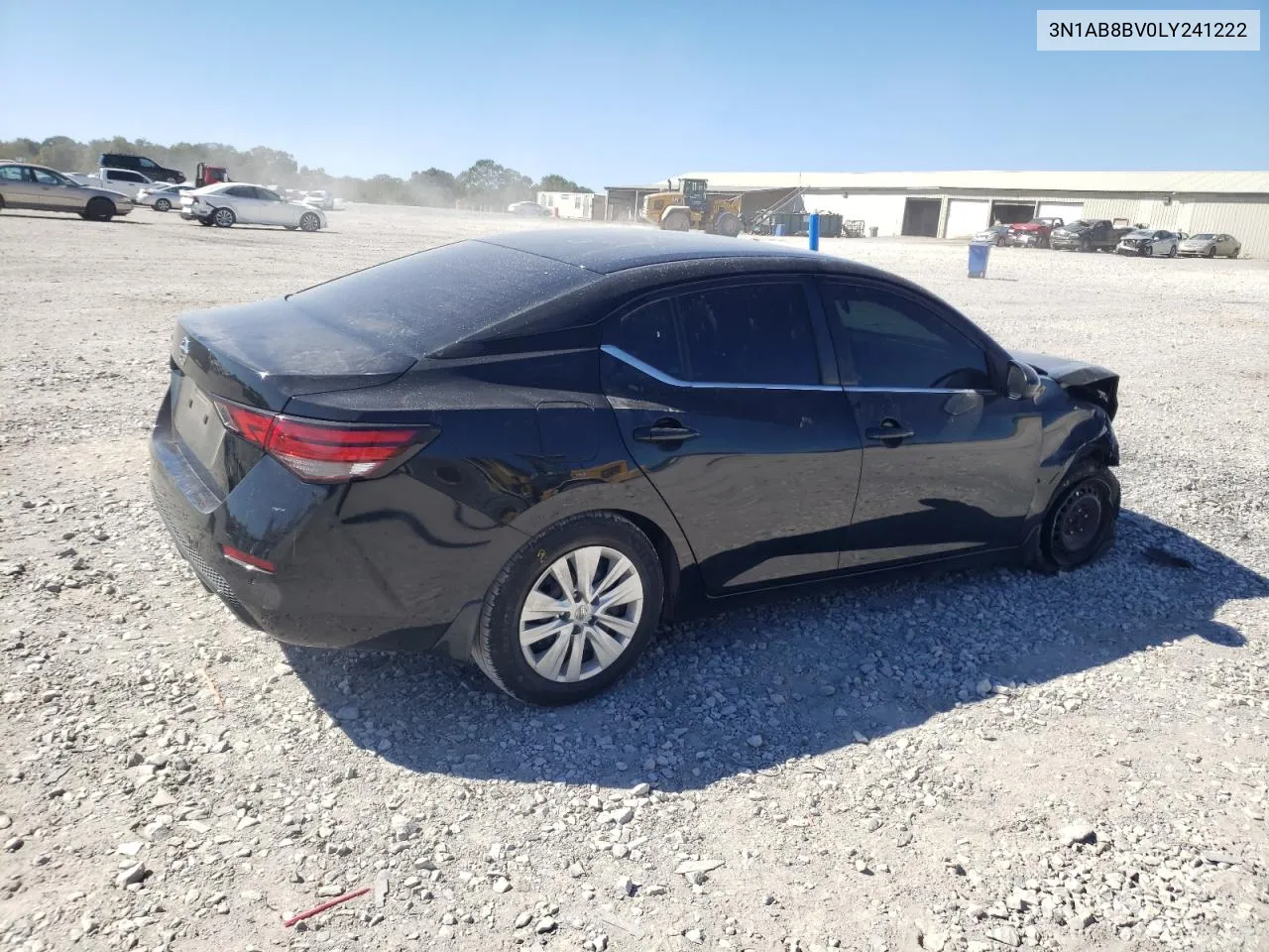 2020 Nissan Sentra S VIN: 3N1AB8BV0LY241222 Lot: 76782044