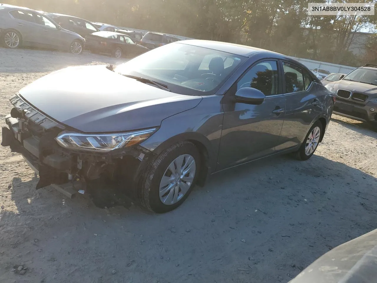 2020 Nissan Sentra S VIN: 3N1AB8BV0LY304528 Lot: 76785934