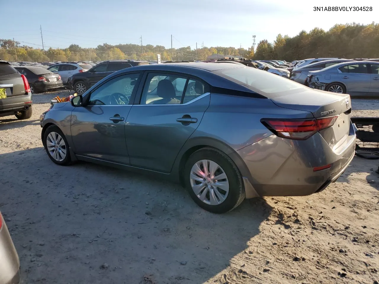 2020 Nissan Sentra S VIN: 3N1AB8BV0LY304528 Lot: 76785934