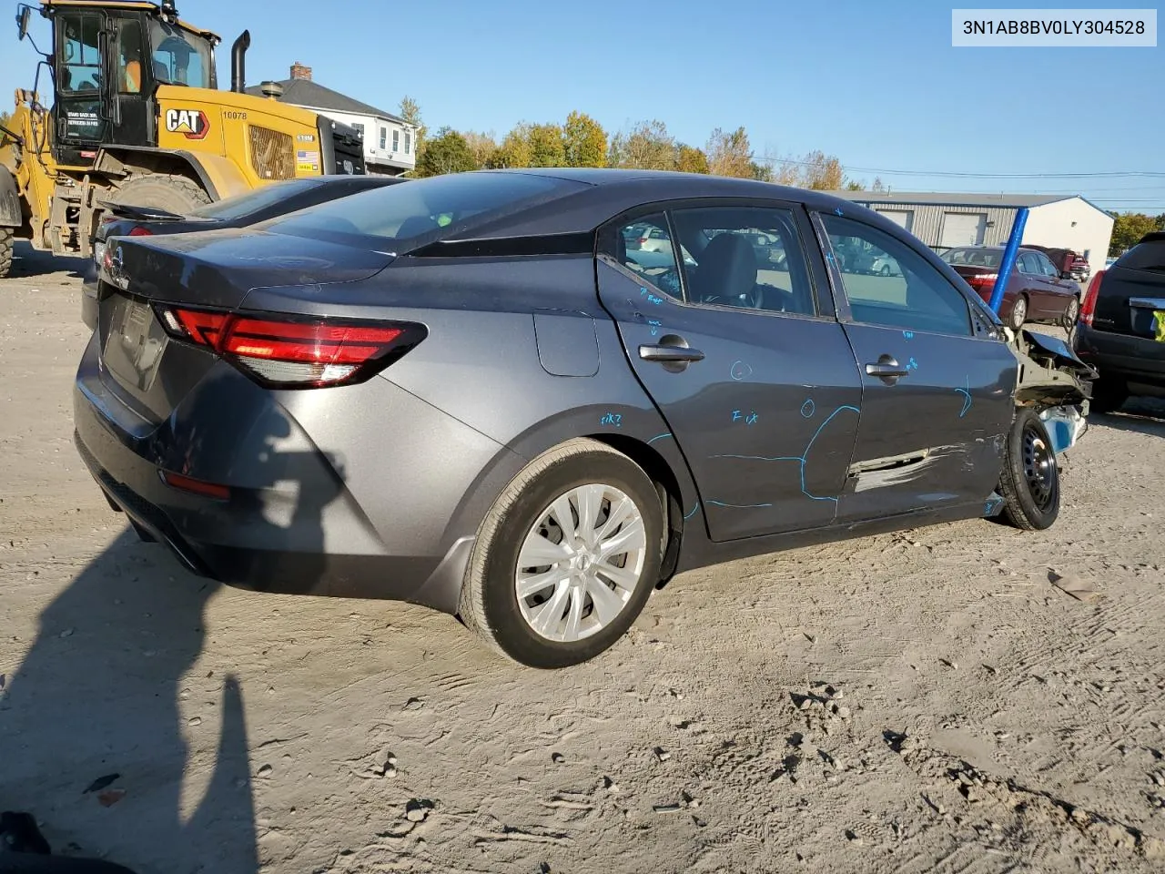 2020 Nissan Sentra S VIN: 3N1AB8BV0LY304528 Lot: 76785934