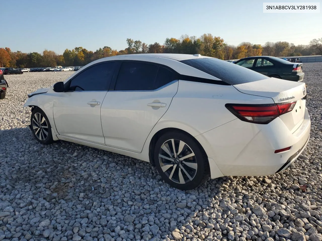 2020 Nissan Sentra Sv VIN: 3N1AB8CV3LY281938 Lot: 76912084