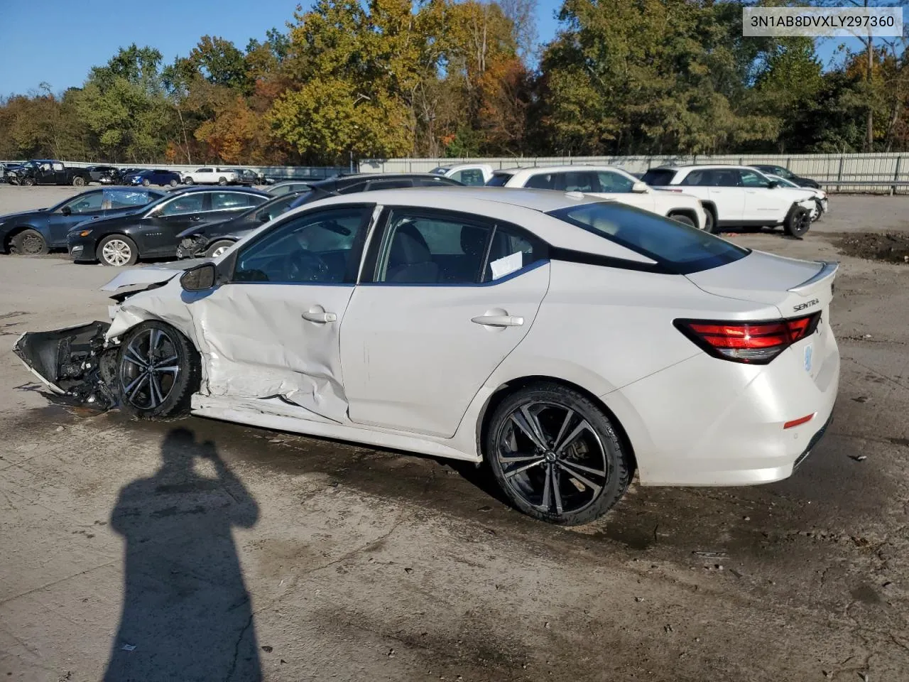 2020 Nissan Sentra Sr VIN: 3N1AB8DVXLY297360 Lot: 76932894