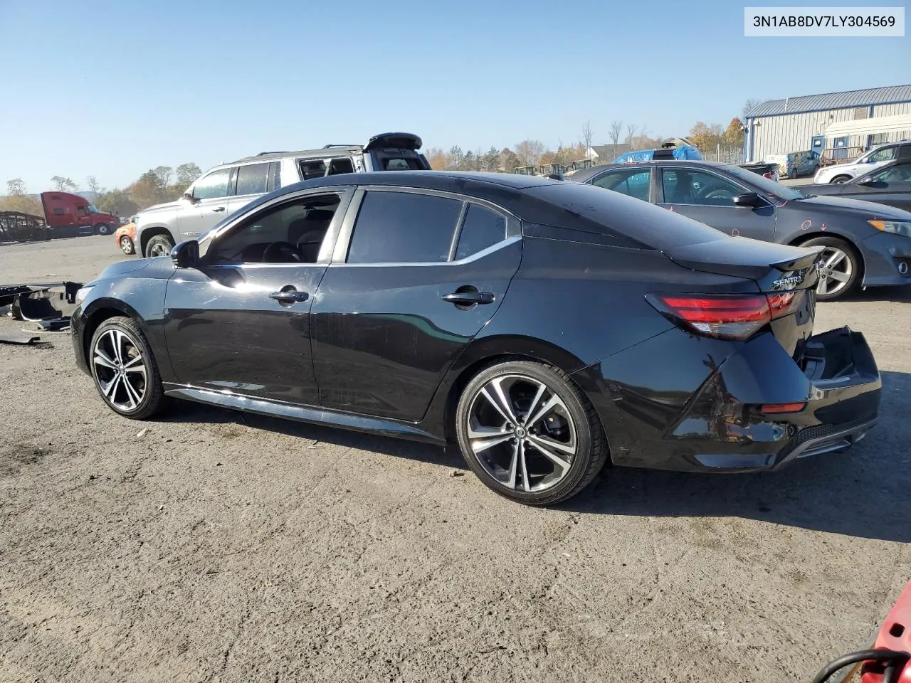 2020 Nissan Sentra Sr VIN: 3N1AB8DV7LY304569 Lot: 77001084