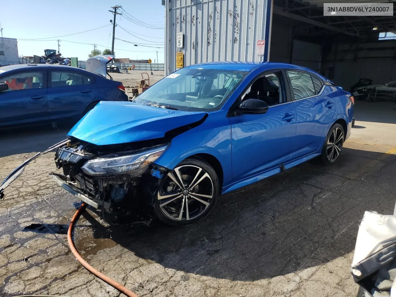 2020 Nissan Sentra Sr VIN: 3N1AB8DV6LY240007 Lot: 77025284