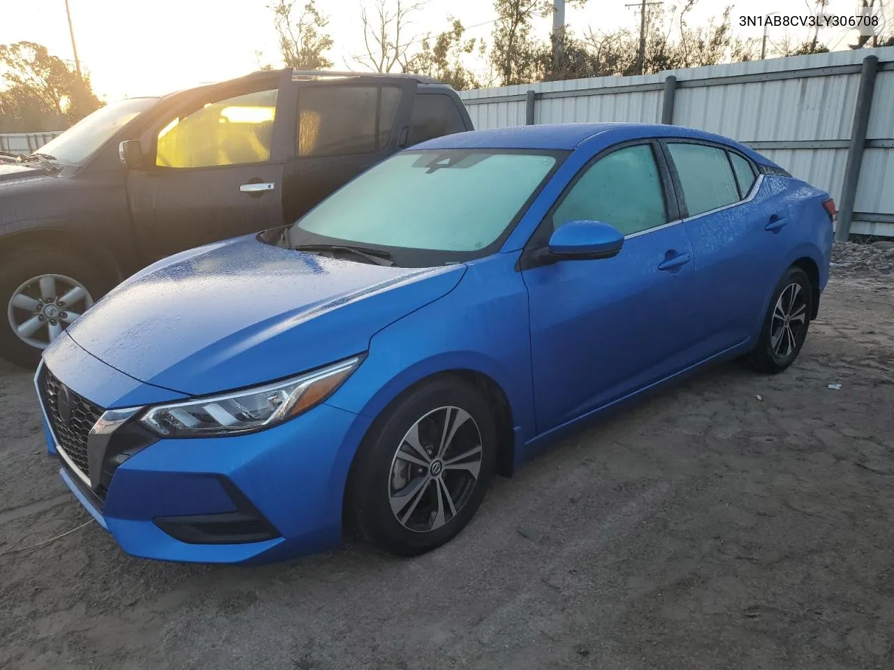 2020 Nissan Sentra Sv VIN: 3N1AB8CV3LY306708 Lot: 77214144