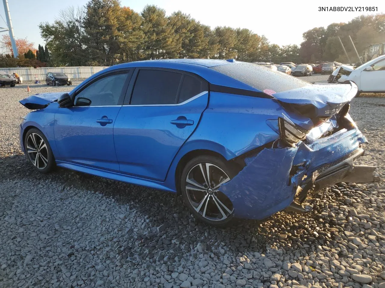 2020 Nissan Sentra Sr VIN: 3N1AB8DV2LY219851 Lot: 77243204