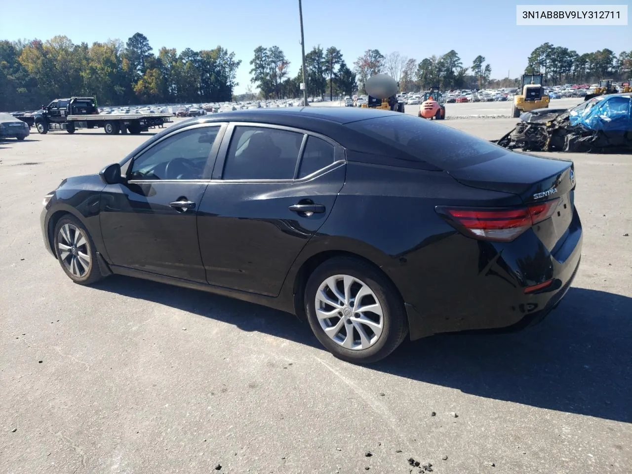 2020 Nissan Sentra S VIN: 3N1AB8BV9LY312711 Lot: 77352704