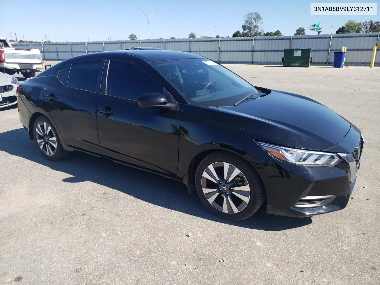 2020 Nissan Sentra S VIN: 3N1AB8BV9LY312711 Lot: 77352704