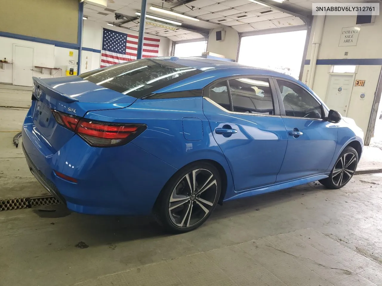 2020 Nissan Sentra Sr VIN: 3N1AB8DV6LY312761 Lot: 77367694