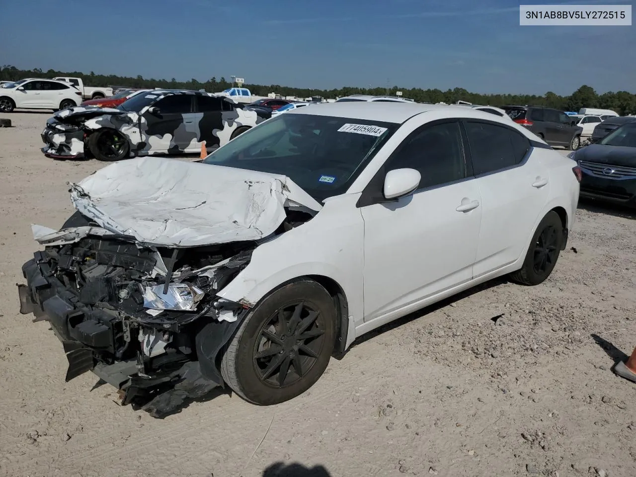 2020 Nissan Sentra S VIN: 3N1AB8BV5LY272515 Lot: 77405904