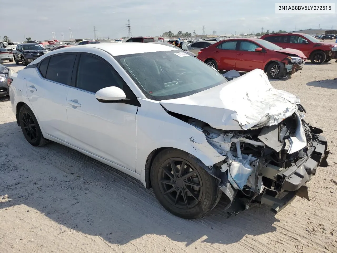 2020 Nissan Sentra S VIN: 3N1AB8BV5LY272515 Lot: 77405904