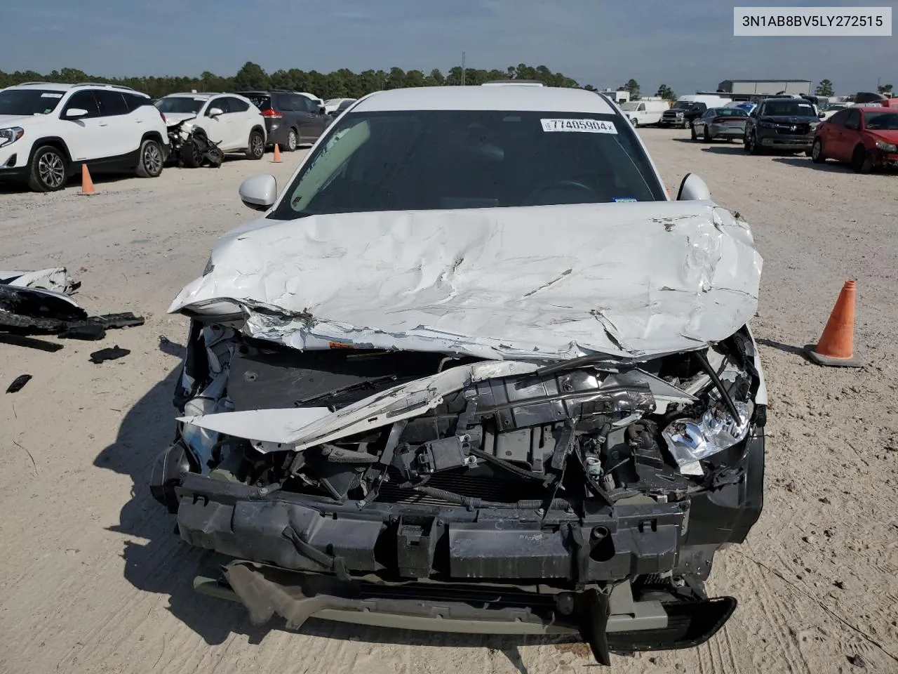 2020 Nissan Sentra S VIN: 3N1AB8BV5LY272515 Lot: 77405904