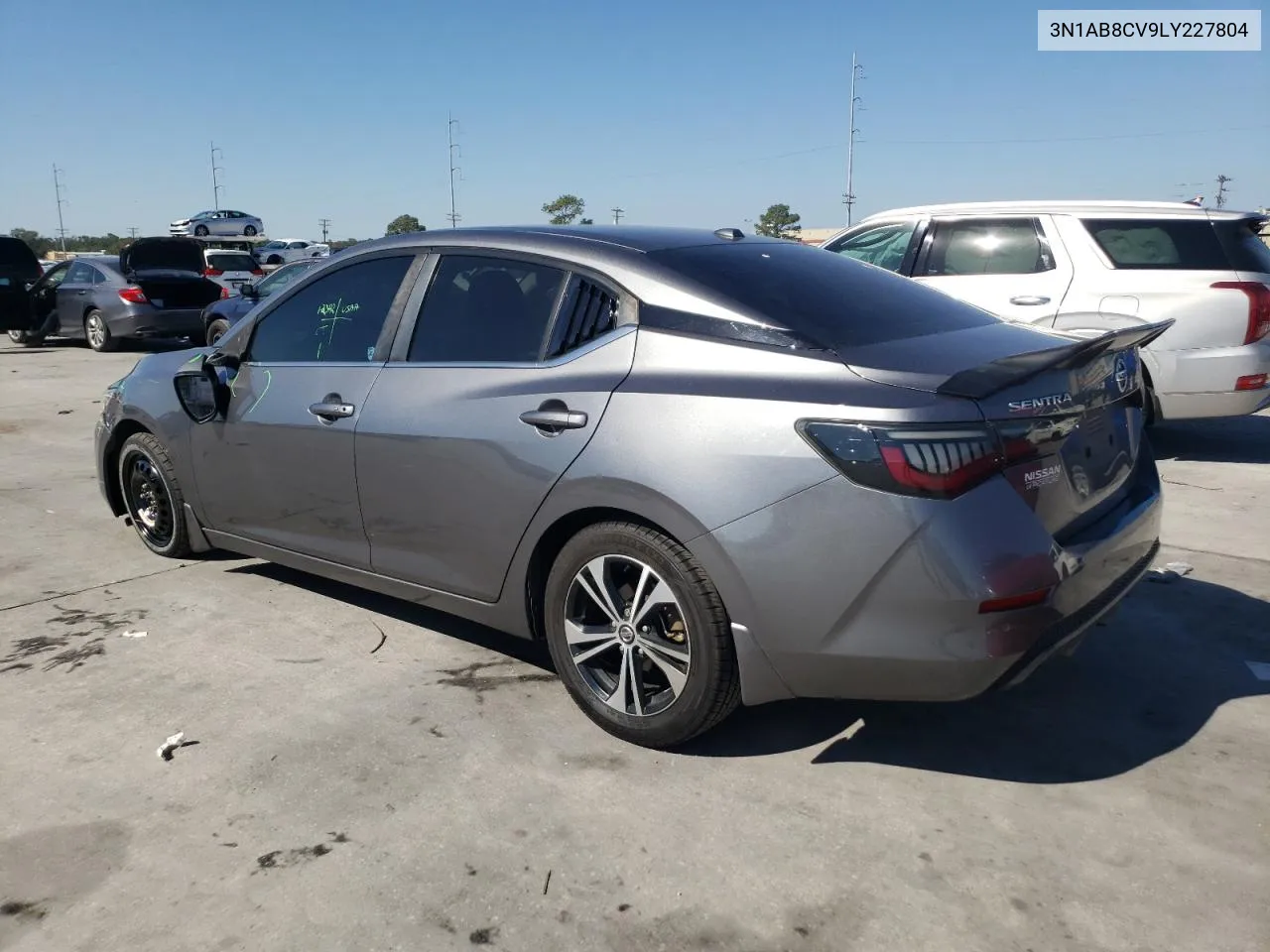 2020 Nissan Sentra Sv VIN: 3N1AB8CV9LY227804 Lot: 77546964