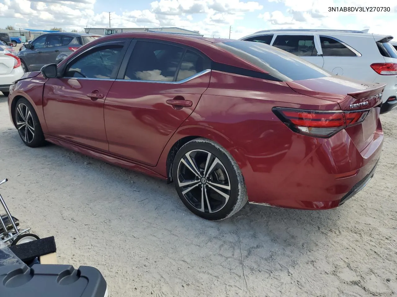 2020 Nissan Sentra Sr VIN: 3N1AB8DV3LY270730 Lot: 77892124