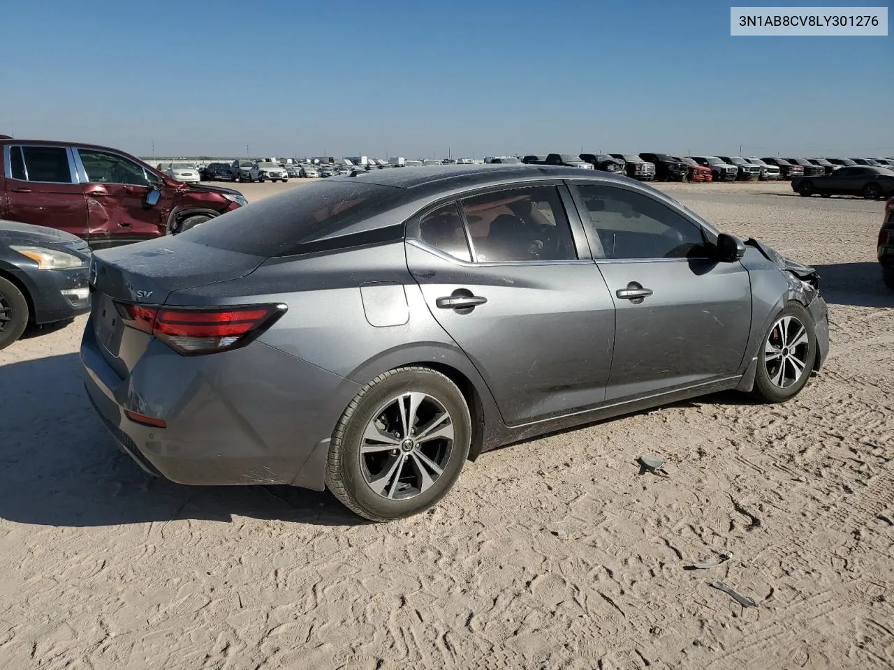 2020 Nissan Sentra Sv VIN: 3N1AB8CV8LY301276 Lot: 77953624