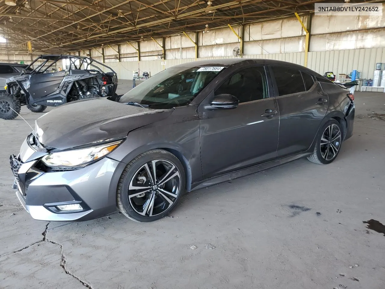 2020 Nissan Sentra Sr VIN: 3N1AB8DV1LY242652 Lot: 78017664