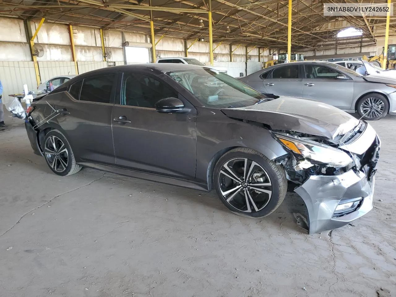 2020 Nissan Sentra Sr VIN: 3N1AB8DV1LY242652 Lot: 78017664